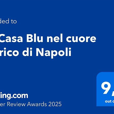 La Casa Blu Nel Cuore Storico Di Napoli Екстериор снимка