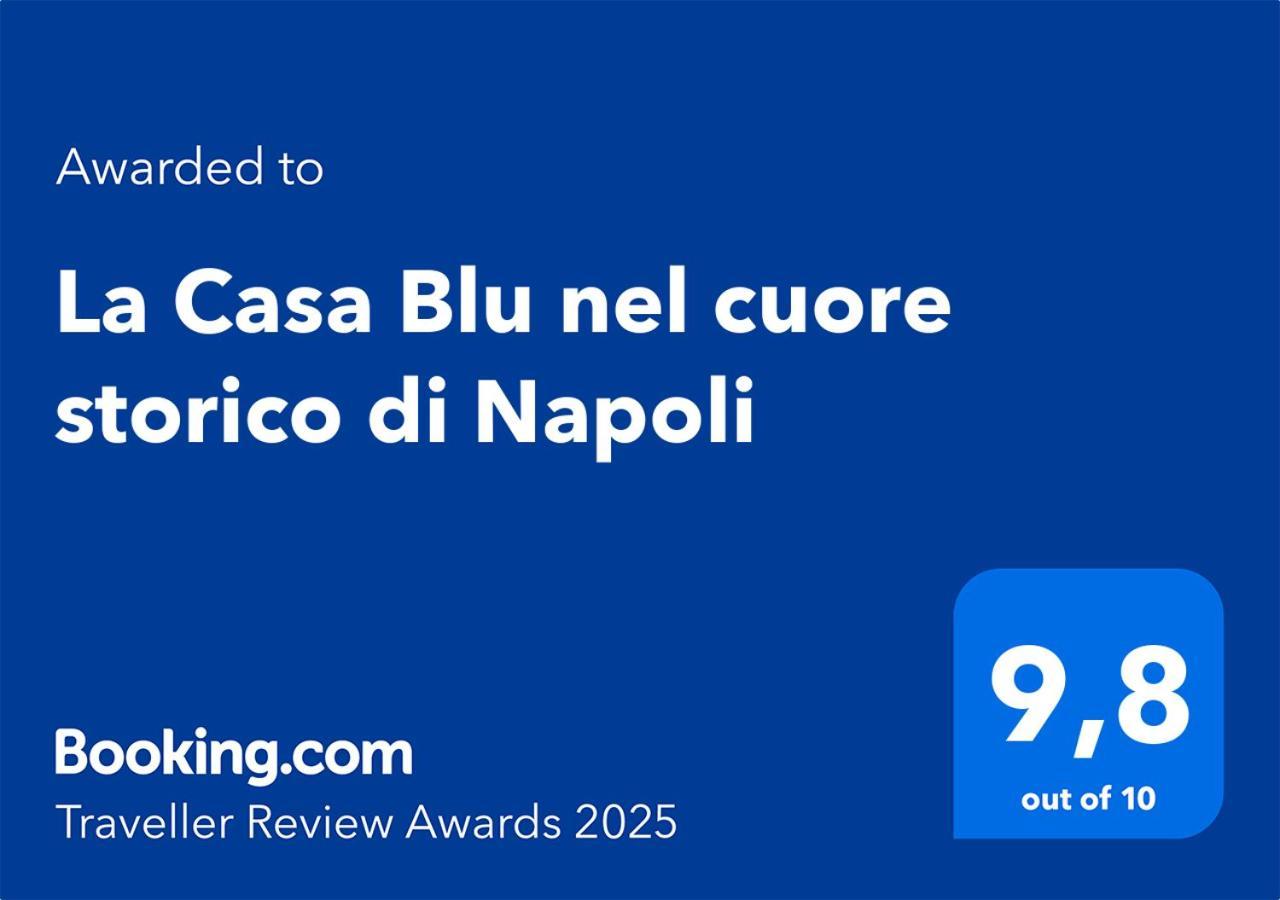 La Casa Blu Nel Cuore Storico Di Napoli Екстериор снимка